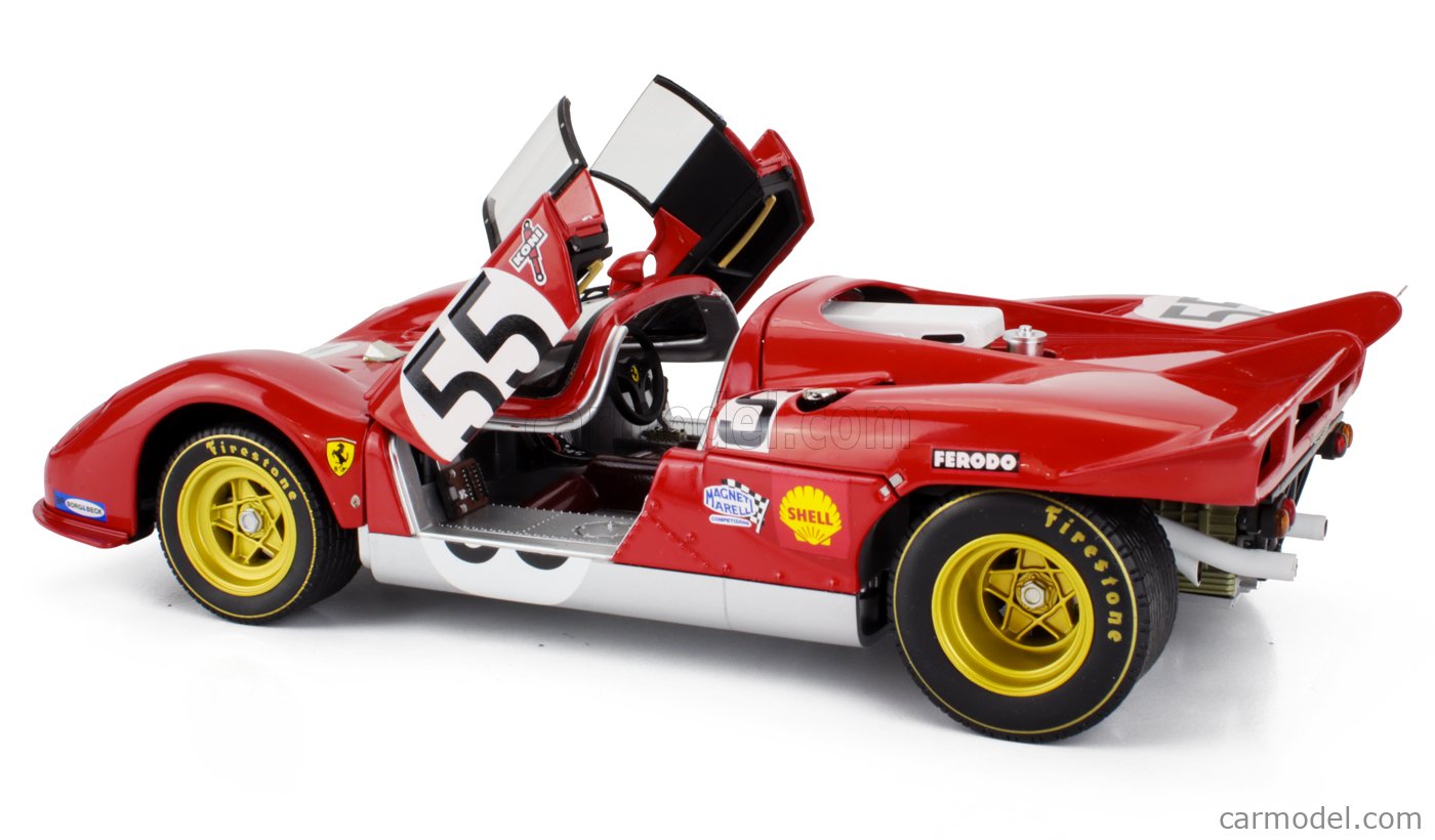 Ferrari 512 S 1970 ニュルブルクリンク1000km 1/18 MATTEL HOT WHEELS T6259 Scale 1/18 | FERRARI 512S SPIDER