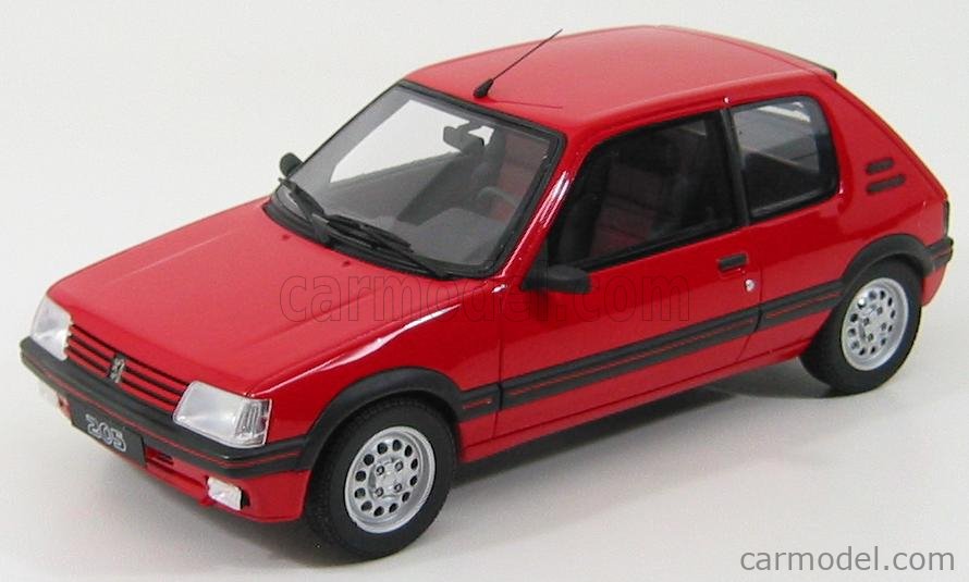NOREV 1/18 – PEUGEOT 205 GTi 1.6l – Gris Graphite 1988 – Modèle Réduit De Collection