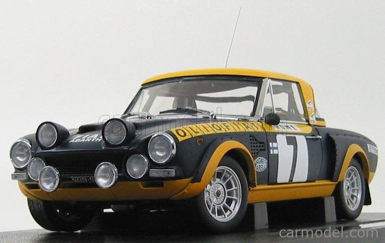 SUN-STAR 04948 Scale 1/18 | FIAT 124 ABARTH OLIO FIAT N 7