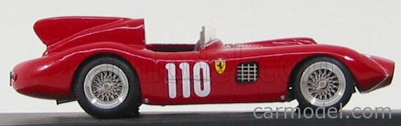 Miniature Faenza 43 Ferrari 750 Monza N°110 – Targa Florio 1955, 1/43, état Neuf