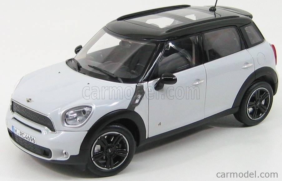 NOREV 183100 Scale 1/18 | MINI COUNTRYMAN COOPER S 2010 LIGHT WHITE BLACK