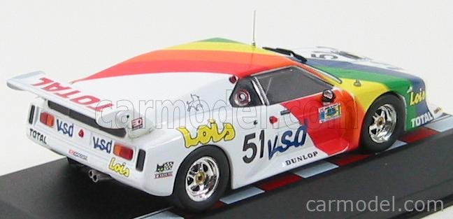 Miniature Altaya 1/43 BMW M1 N°51 - 24h Du Mans 1981, AL13120, Occasion