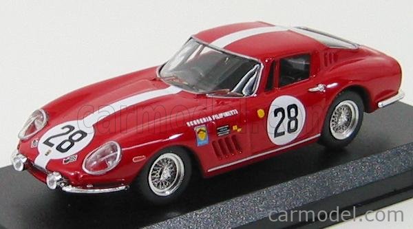 Best 1/43 - Ferrari 275 GTB4 Le Mans 1967 N°28 - UK