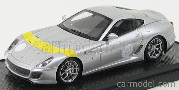 BBR-MODELS BBRC35D Scale 1/43 | FERRARI 599 GTO 2010 SILVER YELLOW