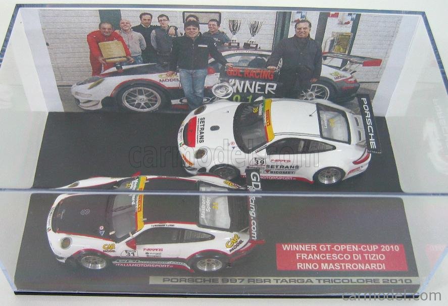 Miniature Porsche 997 GT3 RSR N°97 – Le Mans 2010 – Minichamps 1/43 (410106997) – Neuf