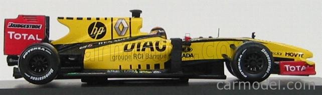 NOREV 518955 Scale 1/43 | RENAULT F1 R30 N 11 2010 R.KUBICA YELLOW BLACK