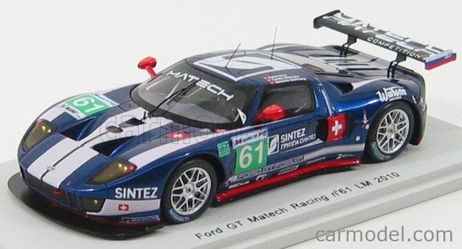 FORD USA - GT MATECH RACING N 61 24h LE MANS 2010 ALLEMAN - FREY - GACHNANG