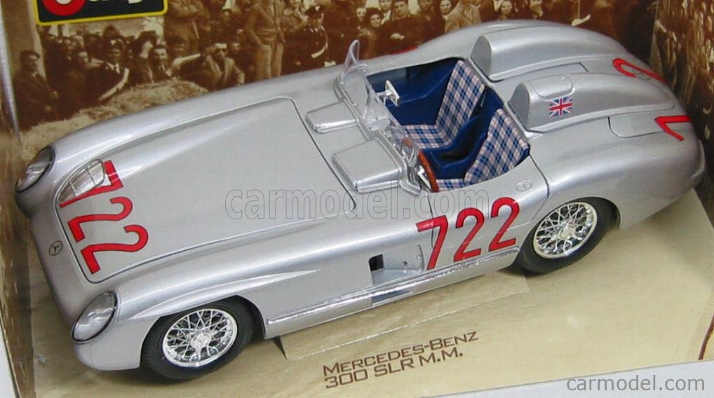スパーク】 1/43 メルセデス 300 SLR No.701 Mille Miglia 1955K