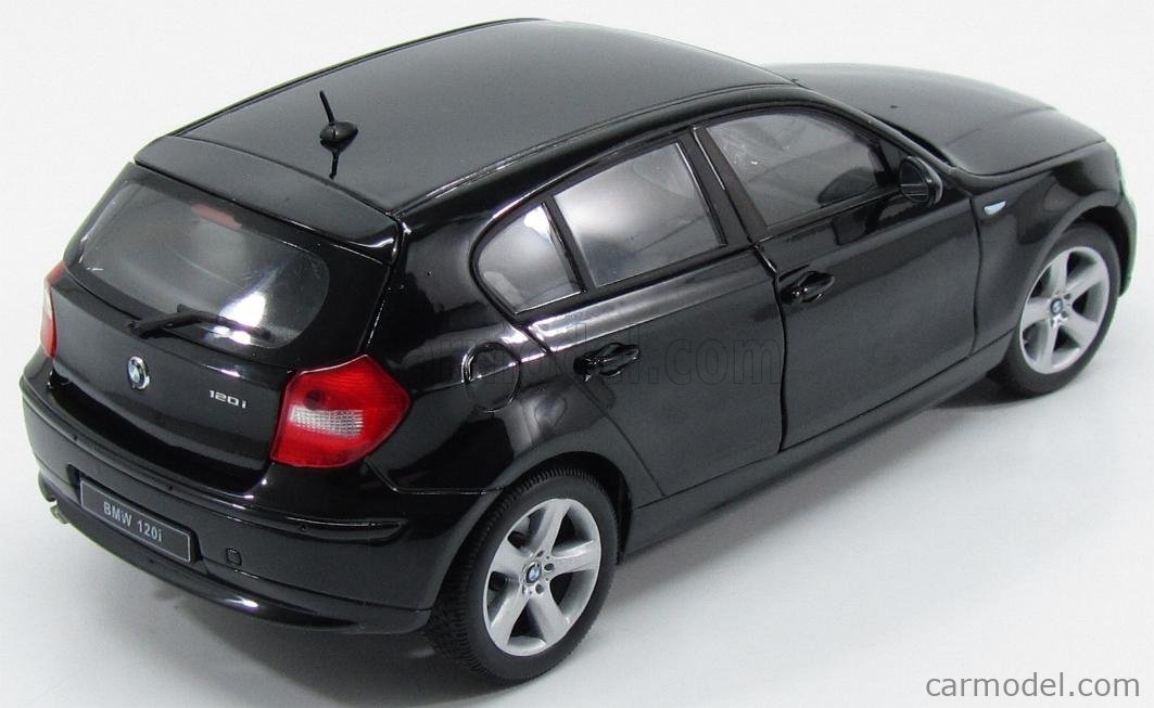 WELLY WE12557BK Scale 1/18 | BMW 1-SERIES 120i 2005 BLACK