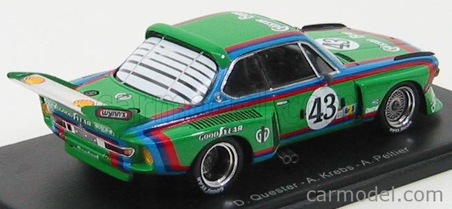 1/43 ルマン シュニッツァー spark BMW 3.5 CSL #43 1976 Le Mans 24h Schnitzer 3.0 Gr.5 ゲッサ― Gosser 3.5CSL