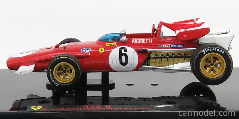 MATTEL HOT WHEELS T6285 Scale 1/43 | FERRARI F1 312B N 6 SOUTH AFRICA ...