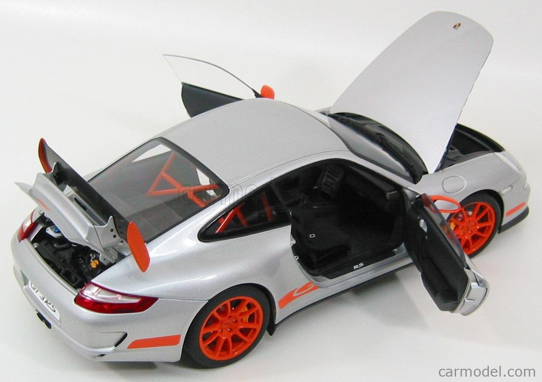 AUTOART 12119 Scale 1/12 | PORSCHE 911 (997) GT3RS SILVER ORANGE