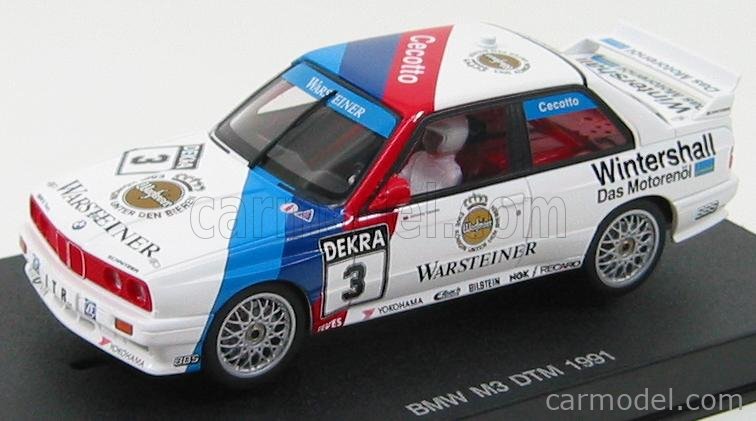 1:43 BMW M3 E30 Sport Evolution #3 DTM 1991 Johnny Cecotto