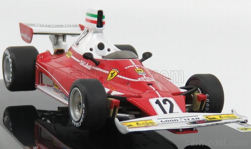 hotwheel Ferrari 312T #12 モナコGP 1975 Ferrari 312T Niki Lauda #12 Italy GP 1975 1/43 Hotwheels