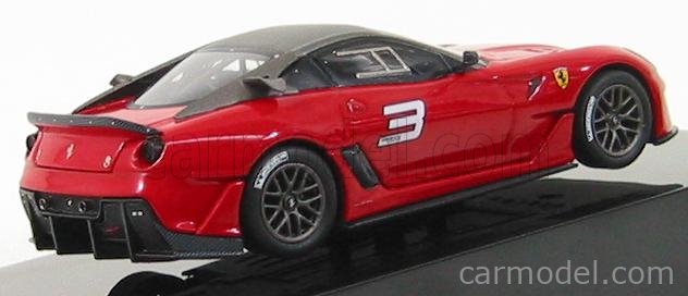 ミニカー *MR1/43 2009 Ferrari 599XX #3 F MATTEL HOT WHEELS T6263 Scale 1/43 | FERRARI 599XX 2009 RED