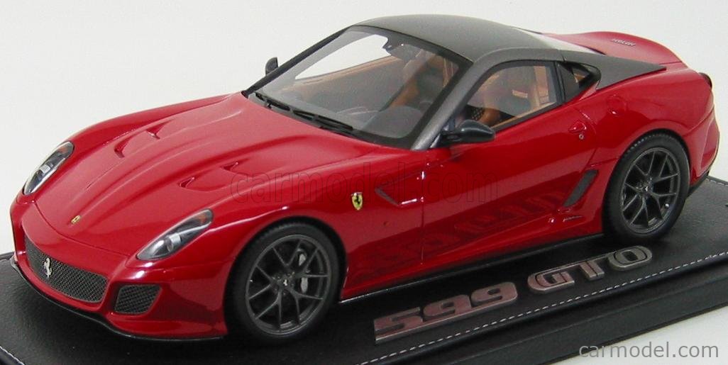 BBR-MODELS P1816 Scale 1/18 | FERRARI 599 GTO 2010 F 1 RED