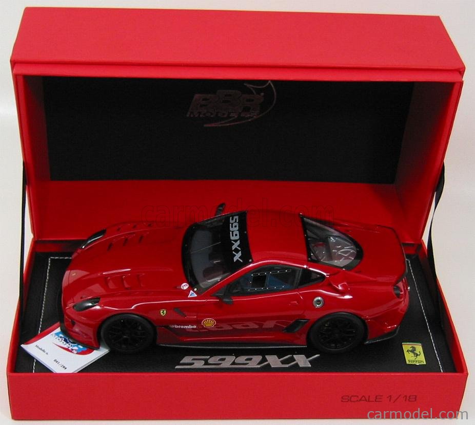 BBR-MODELS P1817 Scale 1/18 | FERRARI 599XX NURBURGRING RECORD 22th ...