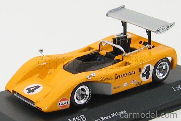 MINICHAMPS 433694304CC Scale 1/43 | McLAREN M8B N 4 CAN-AM 1969