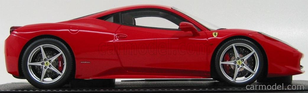 BBR Ferrari 458 Italia Safety Car – Rosso Corsa, échelle 1/43, Modèle 322