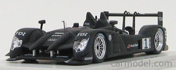 SPARK-MODEL S0686 Scale 1/43 | AUDI R15 PLUS N 1 TEST 2010 MATT BLACK