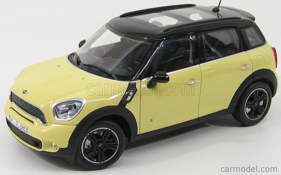 NOREV 80432182315 Scale 1/18 | MINI COUNTRYMAN COOPER S 2010 YELLOW BLACK