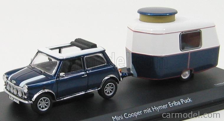 SCHUCO 02449 Scale 1/43 | MINI COOPER WITH HYMER ERIBA PUCK