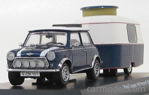 SCHUCO 02449 Scale 1/43 | MINI COOPER WITH HYMER ERIBA PUCK