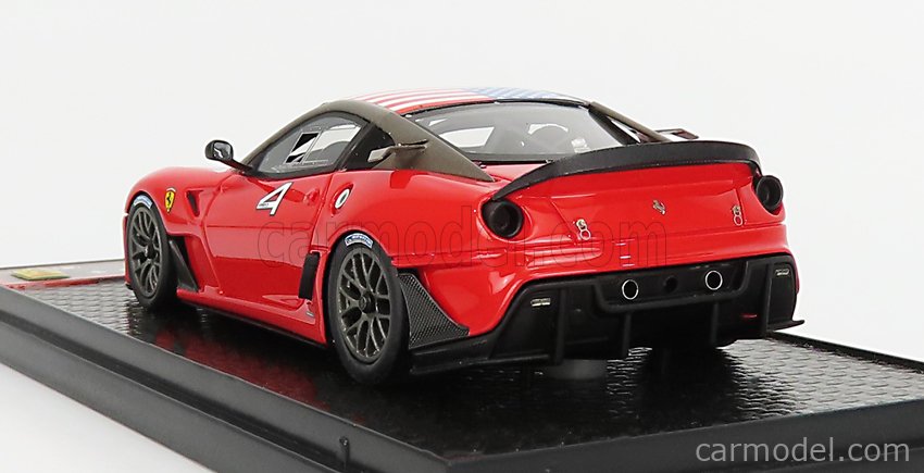 Miniature BBR 1/18 Ferrari 599 XX N°4 Homestead Miami 2010 - Limitée 109/200