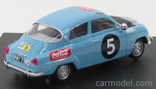 TROFEU TR1509 Scale 1/43 | SAAB 96 N 5 2nd RALLY SAFARI EAST AFRICAN 1962 P.MOSS - A.RILEY LIGHT