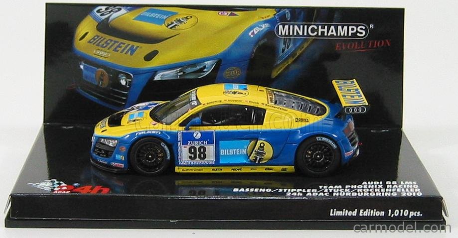 Minichamps 1/43 – Audi R8 LMS 24h Nürburgring 2010 N°111 – Neuf (prévente)