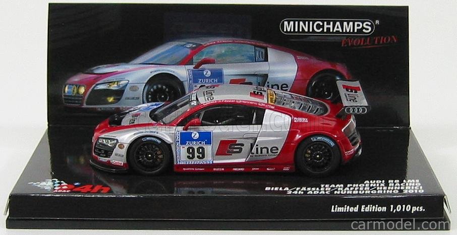 MINICHAMPS 437101999 Scale 1/43 | AUDI R8 LMS N 99 24h NURBURGRING