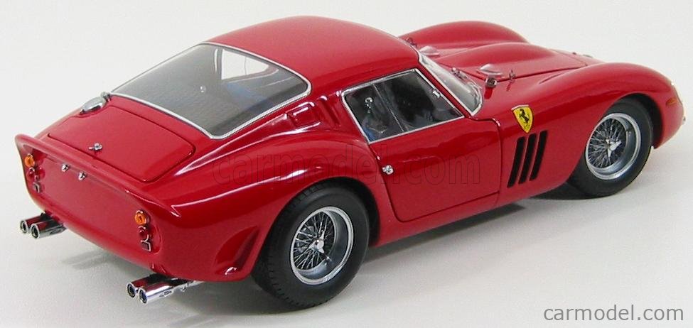 ミニカー FERRARI 250 GTO 1:18 Kyosho - Ferrari 250 GTO Street (Rosso Corsa Red) 1:18 Scale