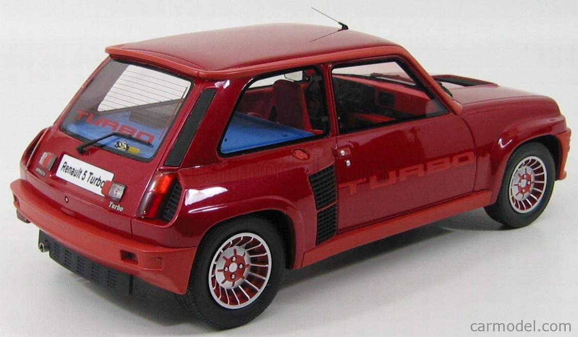 OTTO-MOBILE OTG002 Scale 1/12 | RENAULT R5 TURBO 1982 RED MET