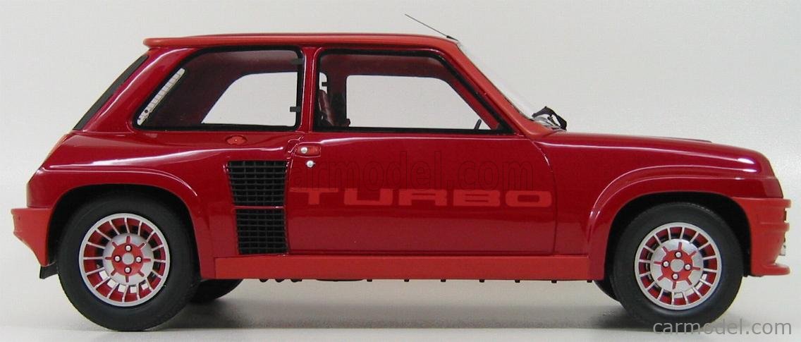 OTTO-MOBILE OTG002 Scale 1/12 | RENAULT R5 TURBO 1982 RED MET