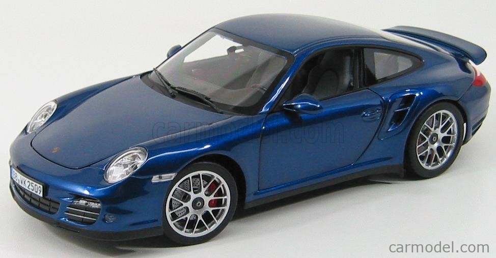 NOREV Porsche 911 Turbo 2010 Echelle 1:18 Voiture Miniature - Gris