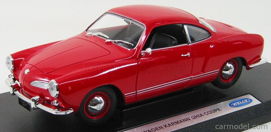 Volkswagen Karmann Ghia Miniature Tin Toy 1/18 – MF New Toys – Vert – Occasion