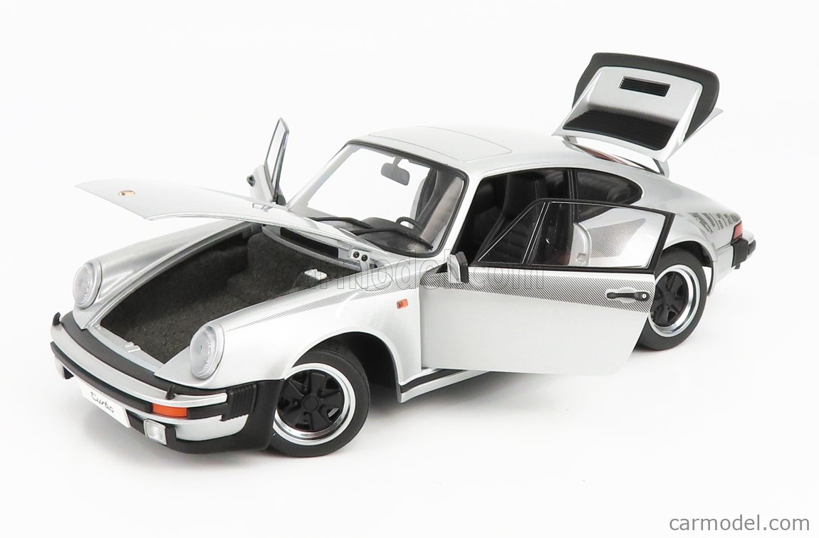 AUTOART 77971 Scale 1/18 | PORSCHE 911 930 TURBO 3.0 COUPE 1986 SILVER