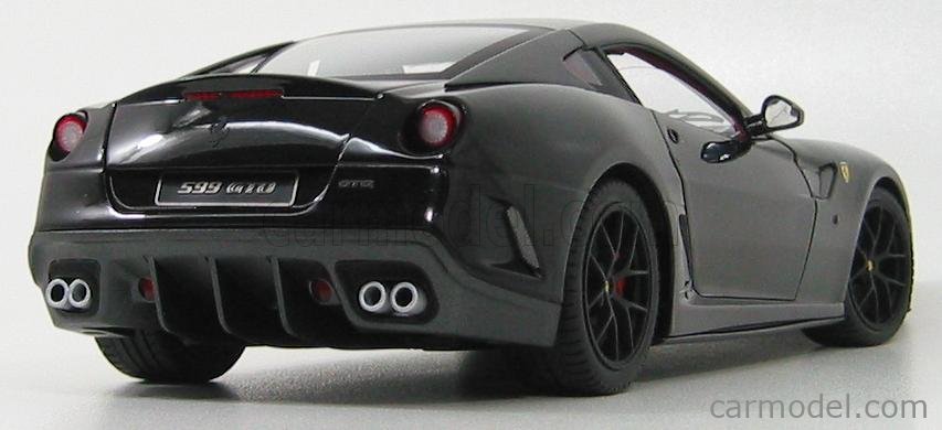 Hot Wheels T6932 – Ferrari 599 GTO Noire – Collection 1/43 Moulée Sous Pression – Occasion