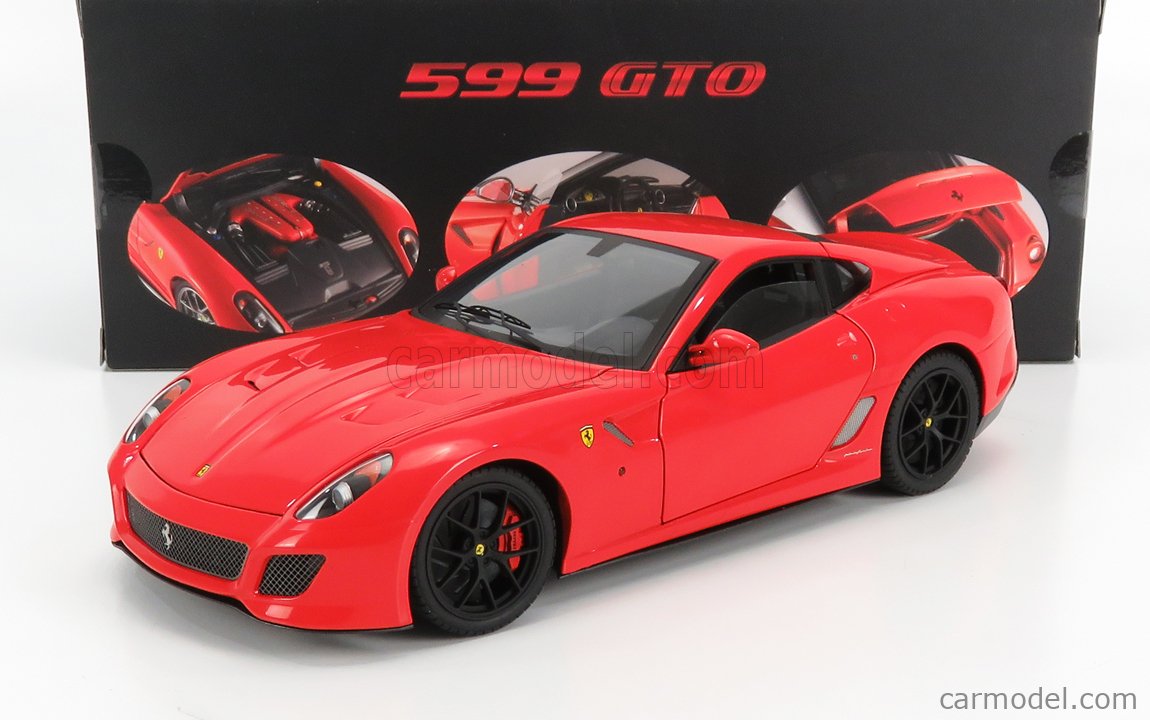 MATTEL HOT WHEELS T6927 Scale 1/18 | FERRARI 599 GTO 2010