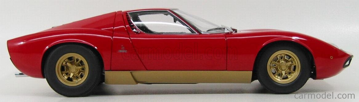 Kyosho 1/18 Lamborghini Miura P400S Orange The Circuit Wolf No 