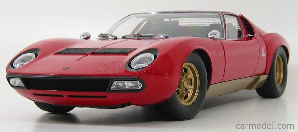 No389 ミニカー1/12 Lamborghini Miura Kyosho Lamborghini Miura SVR Red 1970 1/12 08625R | eBay