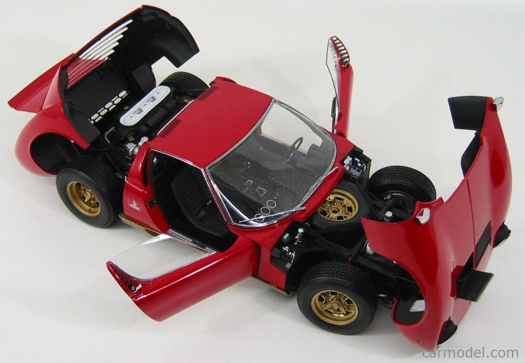 KYOSHO 08622R Scale 1/12 | LAMBORGHINI MIURA P400 SV 1966 RED