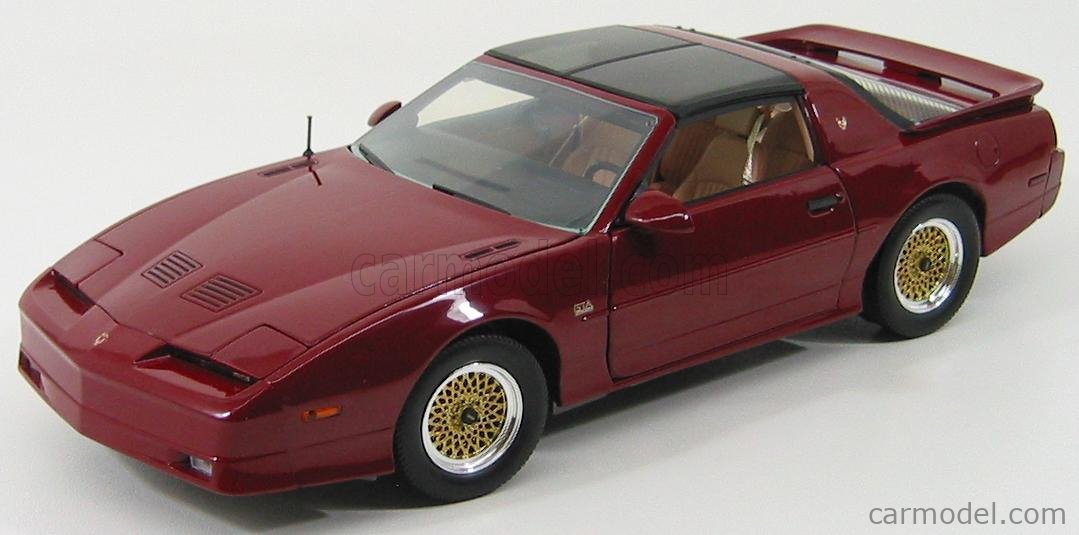 GREENLIGHT 12810 Scale 1/18 | PONTIAC TRANS AM GTA 1989 BORDEAUX MET