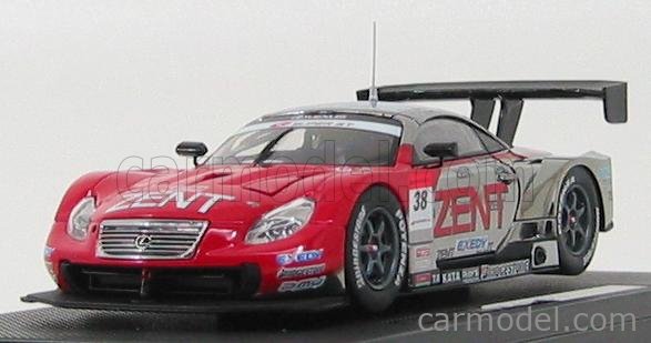 【nob】 EBBRO EB44332 Scale 1/43 | LEXUS SC430 ZENT CERUMO N 38 SUPER