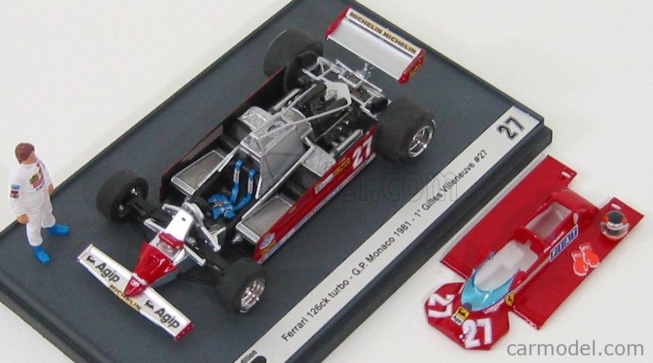 FERRARI 126CK TURBO #27 VILLENEUVE ITALY GP 1981 BRUMM