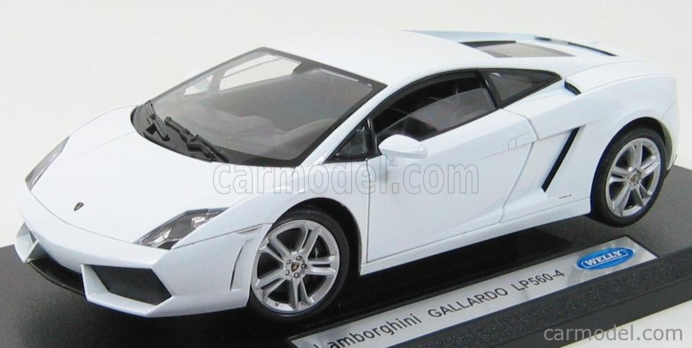 Welly WE0330W Lamborghini Gallardo LP 560 2009 White 1:18 MODELLINO Die Cast Compatibile con