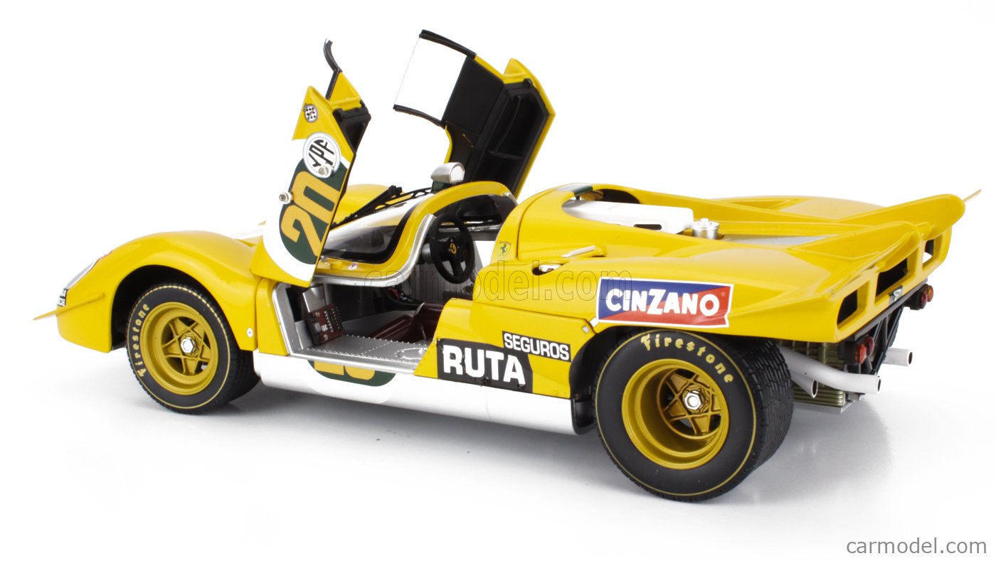 MATTEL HOT WHEELS T6929 Scale 1/18 | FERRARI 512S TEAM