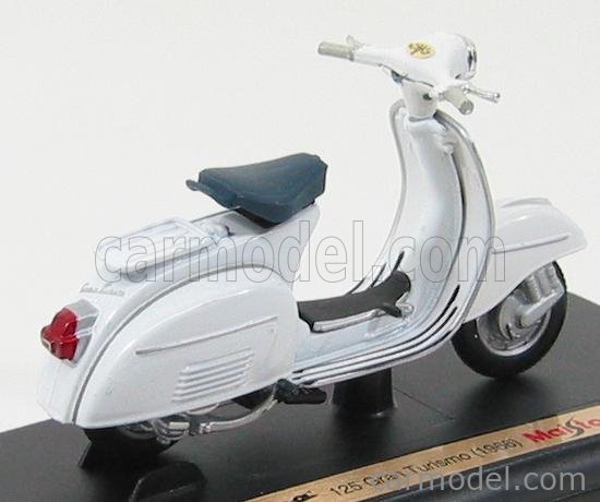 Maisto Vespa 125 Gran Turismo 1966 - Modèle 1/18 Vert Pâle - Neuf En Boîte, Métal Et Plastique