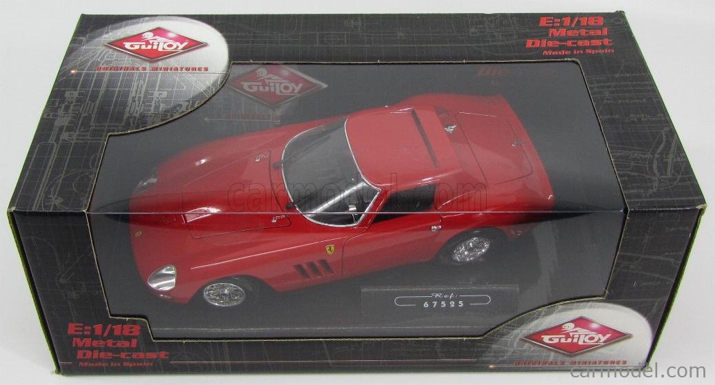 GUILOY 67525 Scale 1/18 | FERRARI 250 GTO 1964 RED