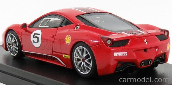 Look smart 1/43 Ferrari 458 Italia challenge Rosso corsa LS385A #5